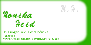 monika heid business card